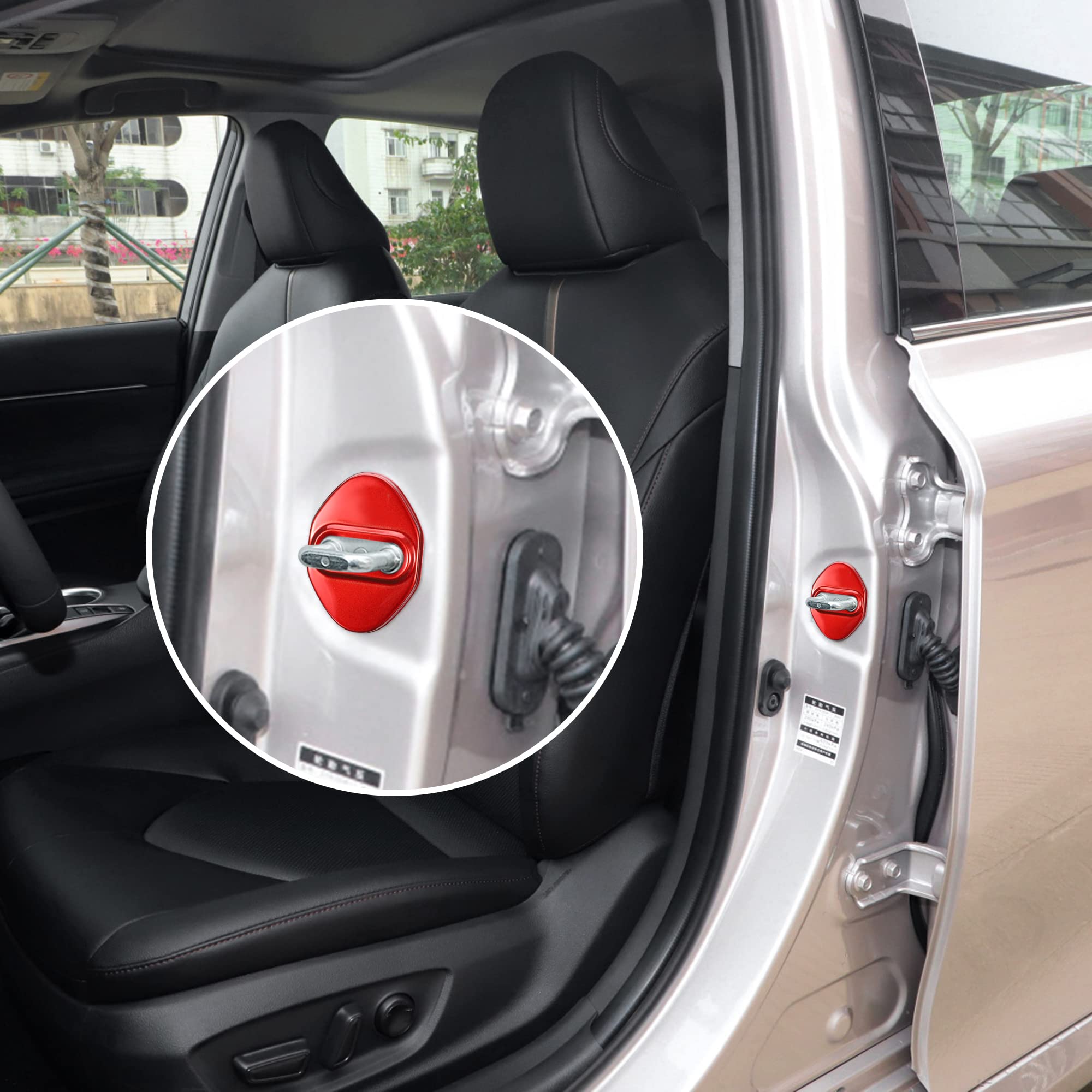 Amazon.com: TOMALL 4pcs Car Door Lock Latches Cover Protector